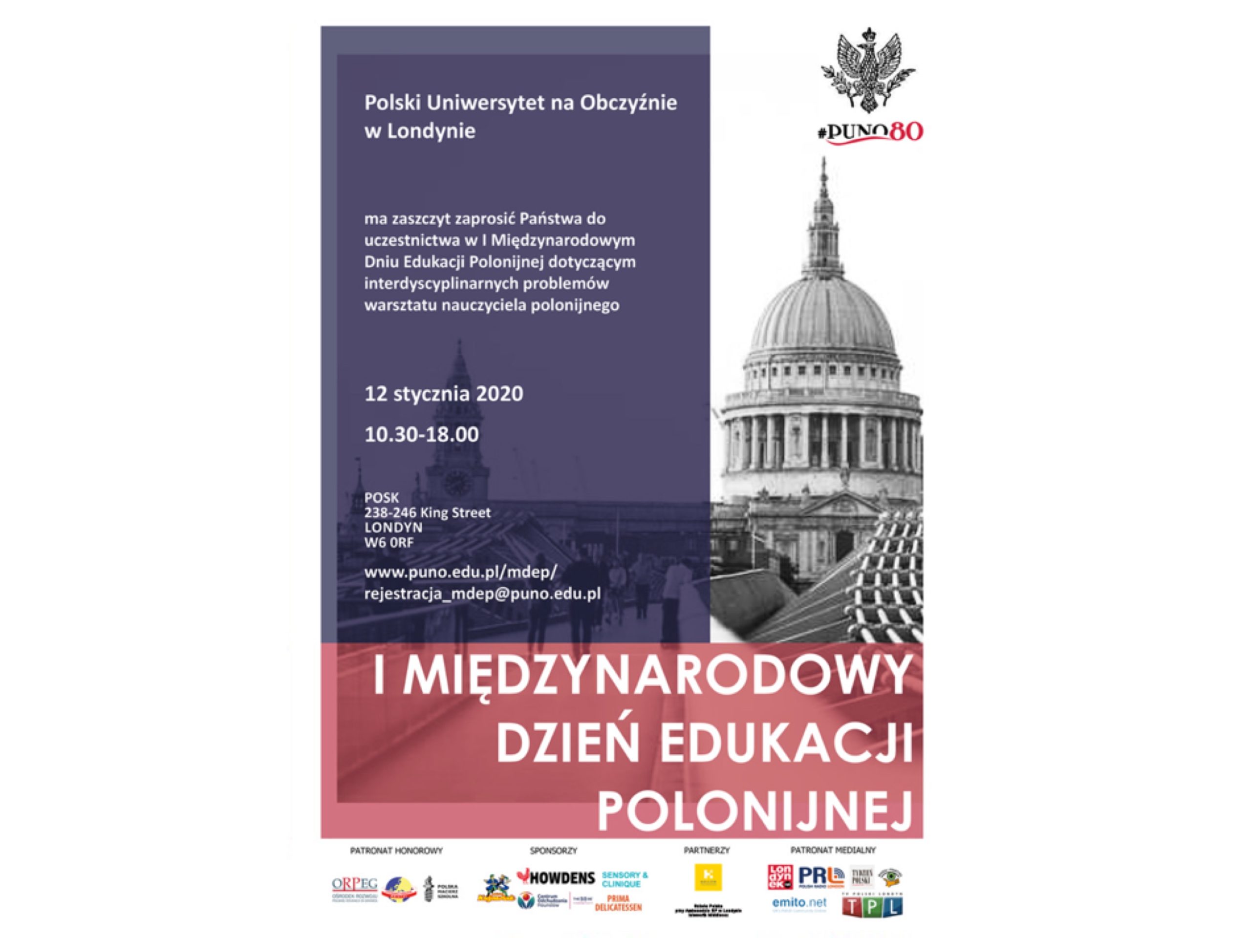 ZAPROSZENIE: Międzynarodowy Dzień Edukacji Polonijnej