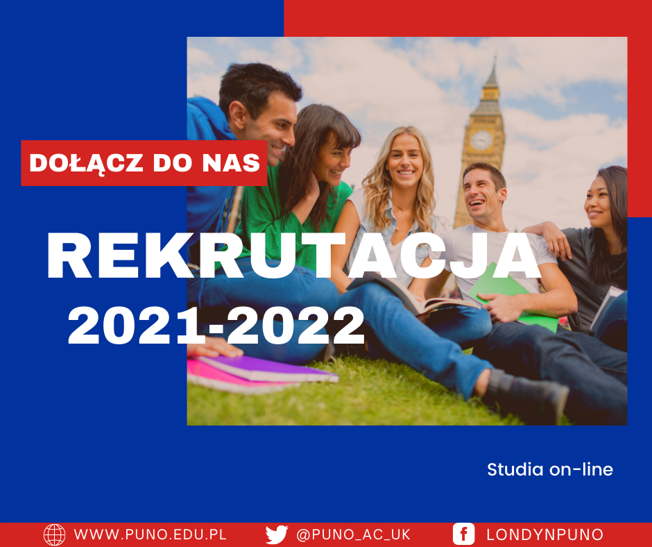 REKRUTACJA 2021/2022 NA WSZYSTKIE KIERUNKI WCIĄŻ TRWA!!!